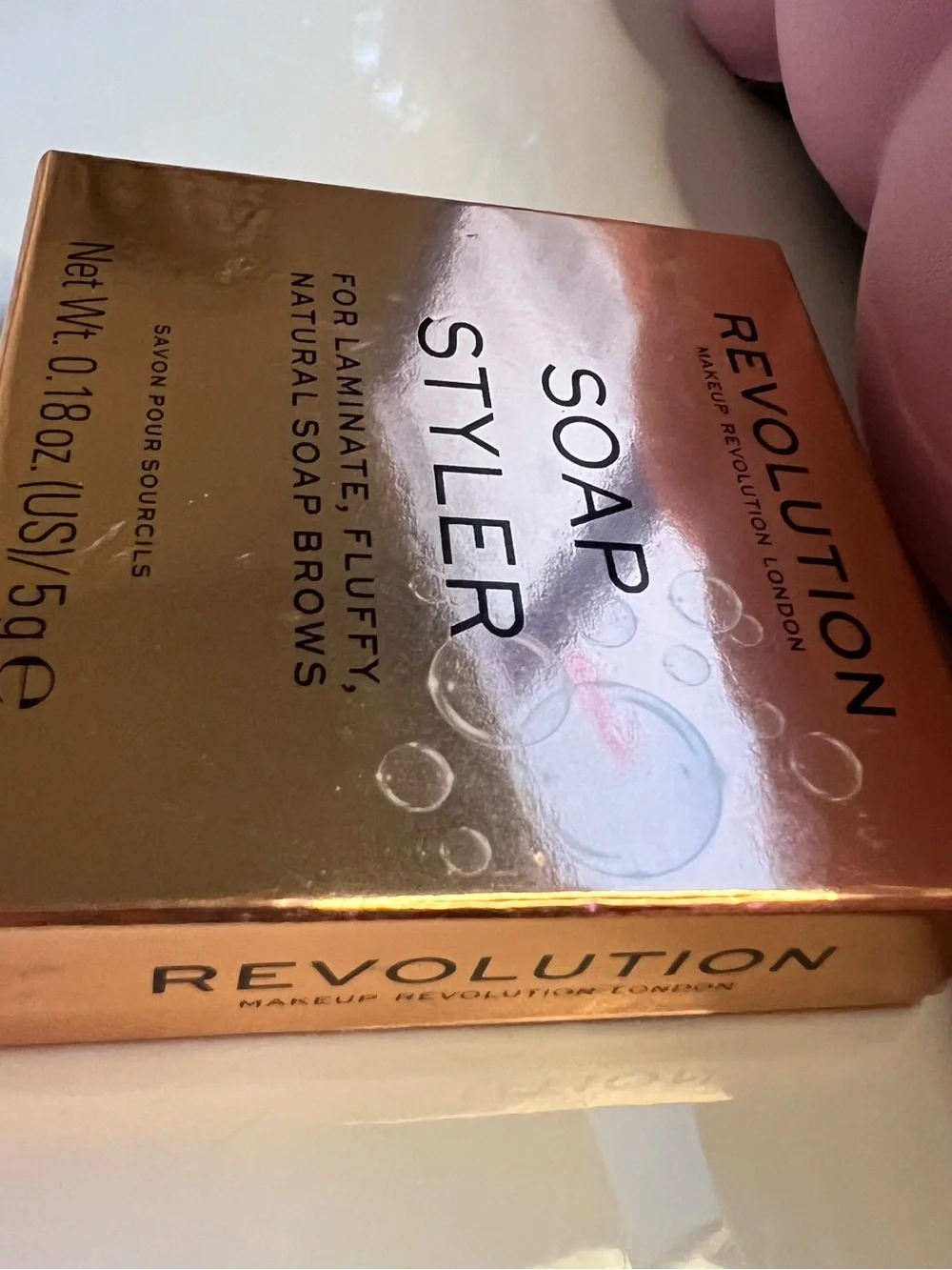 Revolution Soap Styler Brow Soap - Rose Gold Packaging